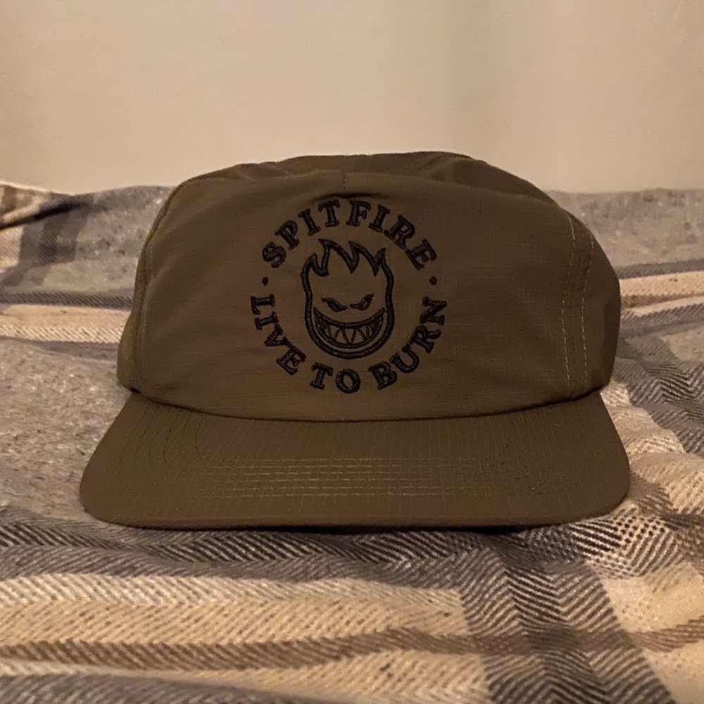 Spitfire Logo Ripstop Strapback Hat